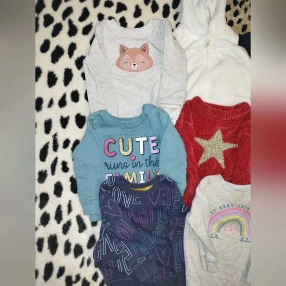 Sweatshirt Hoodie Jacket Lot for Baby Girls size 18 Month Cozy Casual Warm - Picture 2 of 14